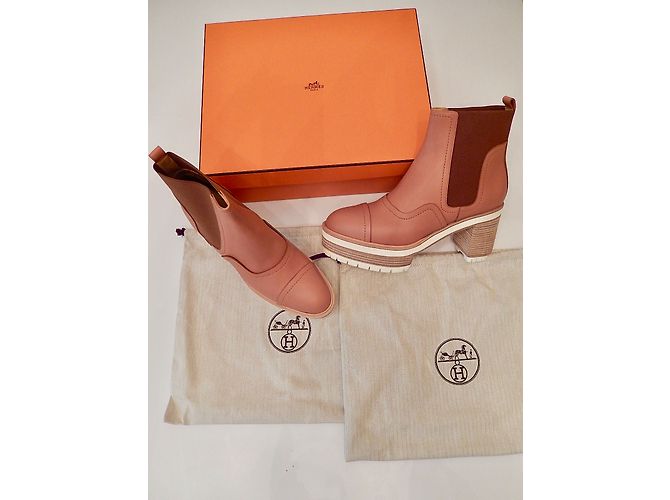 Hermès Stiefeletten Beige - Ansicht 2