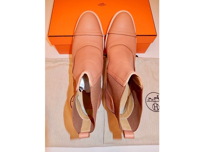 Hermès Stiefeletten Beige - Ansicht 3