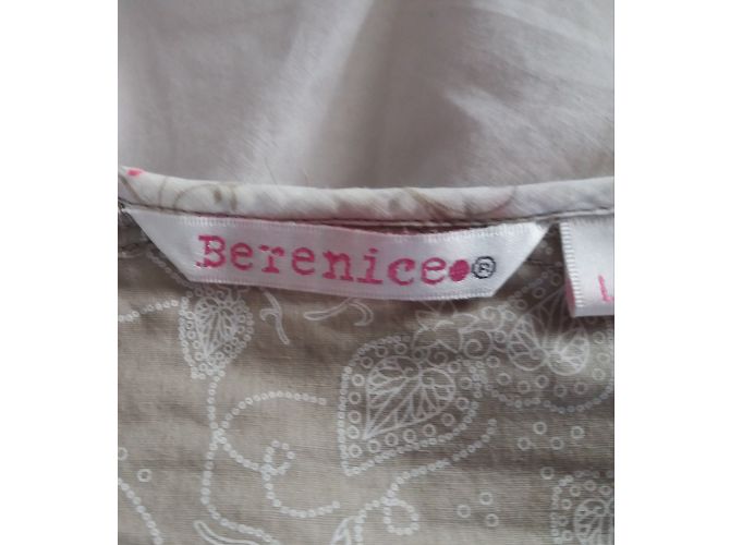 Túnica larga Berenice de algodón manga 3/4 Rosa Blanco Gris - vista 5