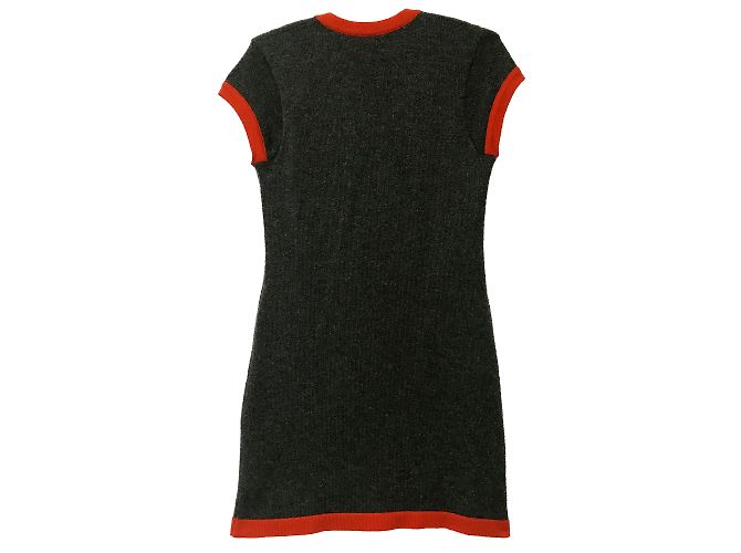 Chanel Kaschmir-Kleid Grau - Ansicht 2