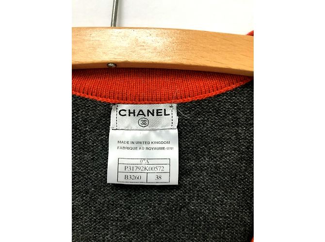 Chanel Kaschmir-Kleid Grau - Ansicht 4