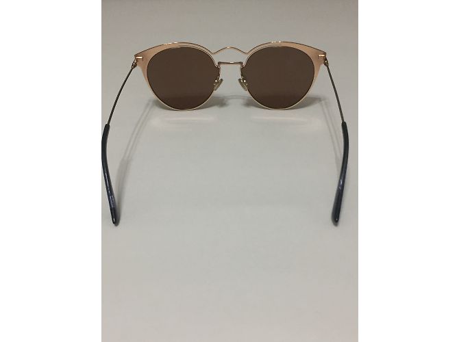 Gafas de sol Christian Dior de metal oro rosa - vista 6