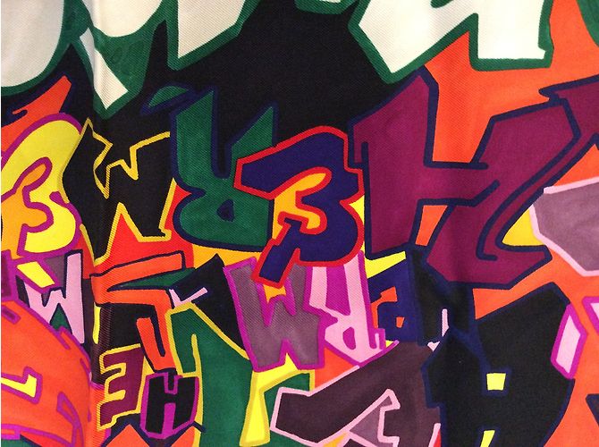 Hermès bufanda de edición limitada de streetart - vista 3