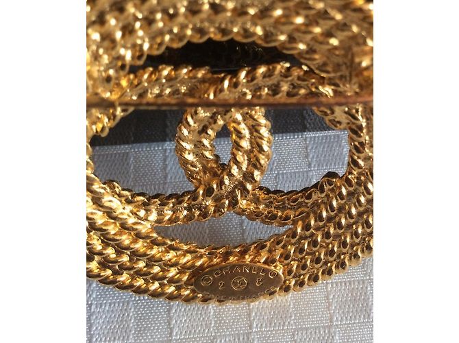 Chanel broche vintage Dourado - vista 2