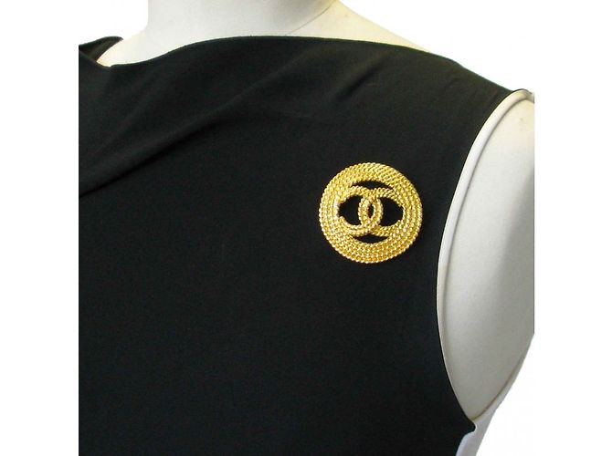 Chanel broche vintage Dourado - vista 3