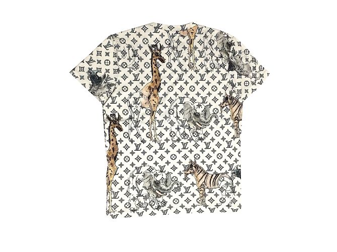 Louis Vuitton Safari Bianco sporco - vista 2