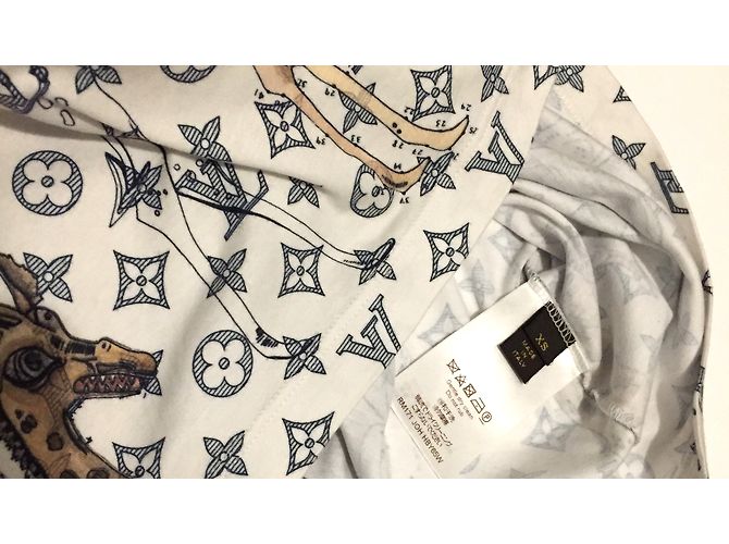 Louis Vuitton Safari Bianco sporco - vista 4