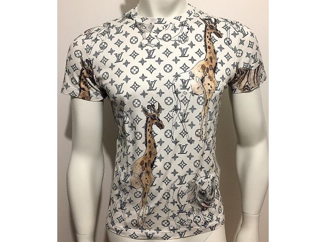 Louis Vuitton Safari Bianco sporco - vista 5