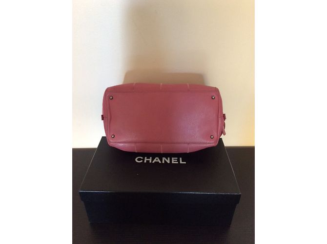 Borsa Shopping Chanel Rosa in Pelle - vista 3
