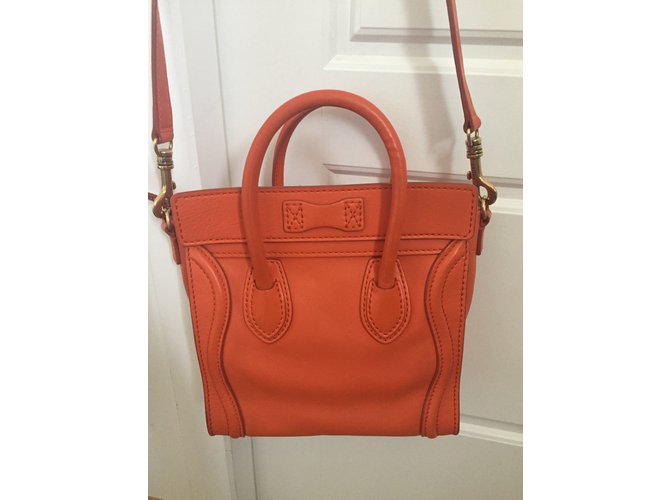 Céline Borsa da viaggio modello nano Arancione - vista 3