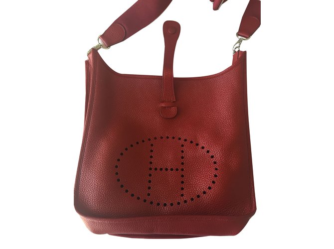 Hermès Evelyne III 33 GM Rosso - vista 2