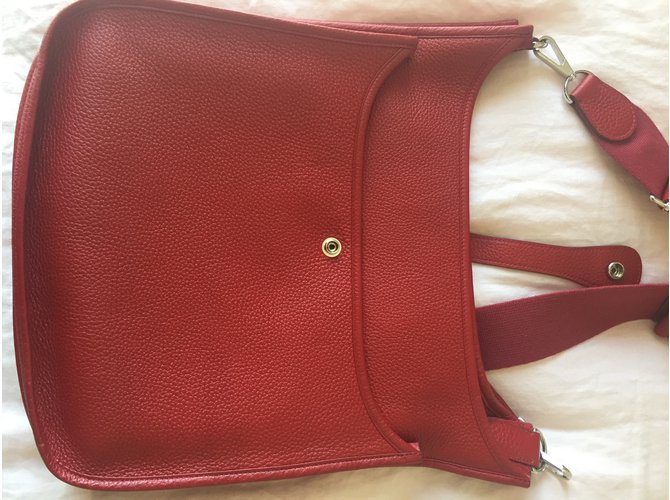 Hermès Evelyne III 33 GM Rosso - vista 5