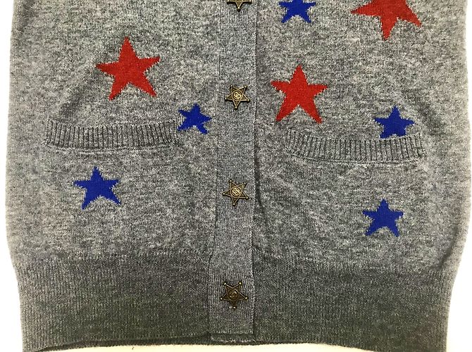 Chanel Paris Dallas Cardigan Gris antracita - vista 3