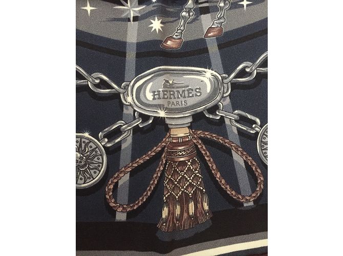 Hermès Square Navy blue - view 4