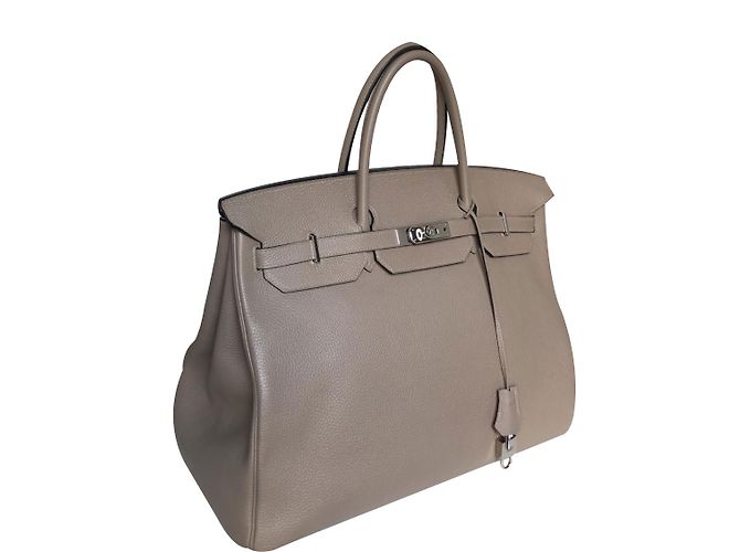 Birkin Hermès Bolso Gris - vista 2