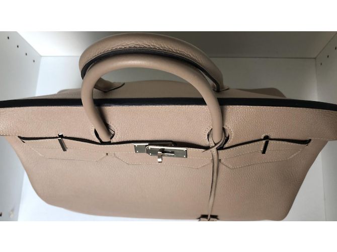 Birkin Hermès Bolso Gris - vista 4