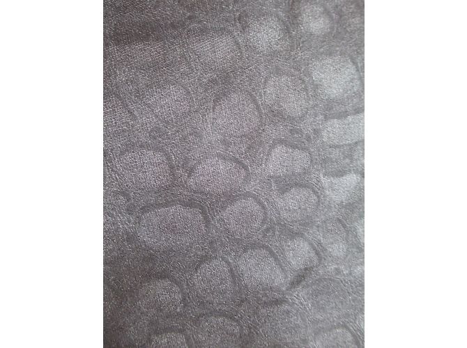 Autre Marque Gonna a tubino nera effetto pelle satinata 38 Nero - vista 4