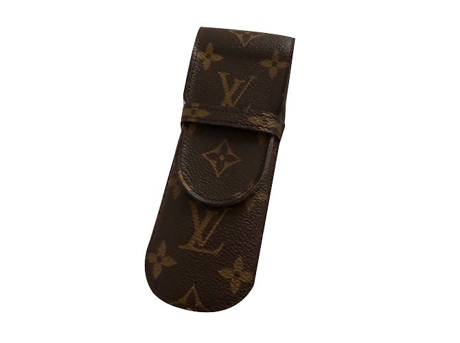 Louis Vuitton Pen/glasses case Dark brown - view 2