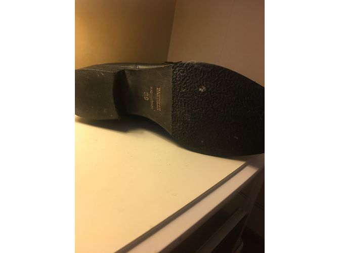 Autre Marque Botas de cuero negro Pastelles - vista 3