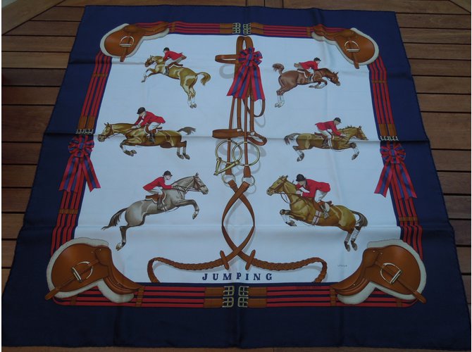 Hermès CARRE "JUMPING" Multicolor - vista 2