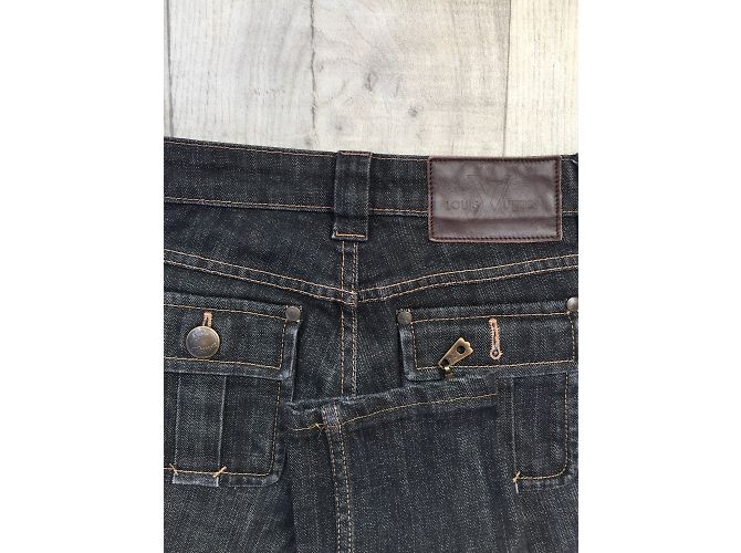 Louis Vuitton Jeans Grigio - vista 2