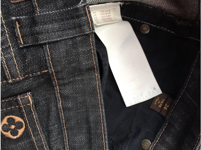 Louis Vuitton Jeans Grigio - vista 5