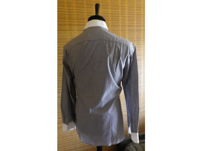 Camicia Valentino in cotone grigio - vista 5
