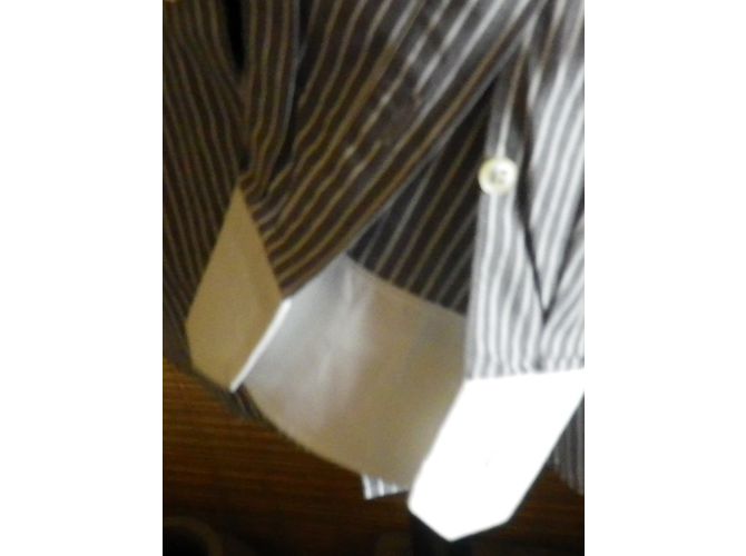 Camicia Valentino in cotone grigio - vista 6