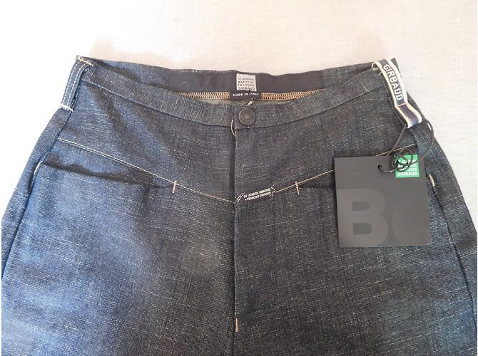 Marithé et François Girbaud Jeans Dritti Neri in Cotone Nero - vista 3