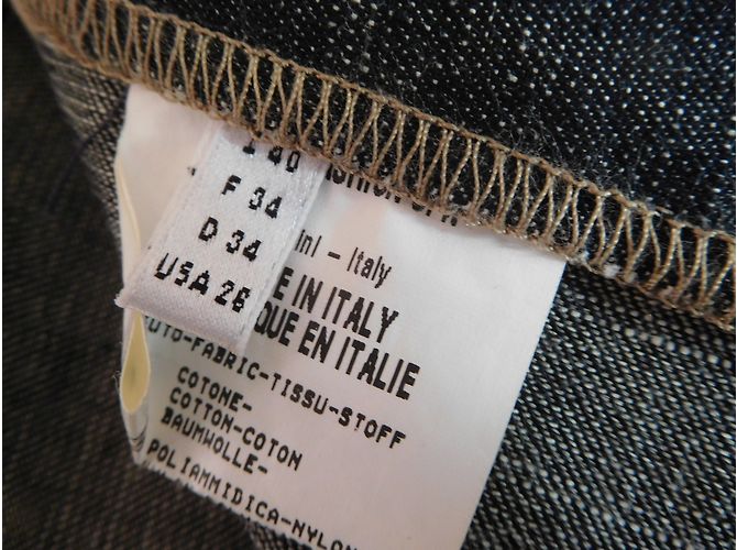 Marithé et François Girbaud Jeans Dritti Neri in Cotone Nero - vista 6