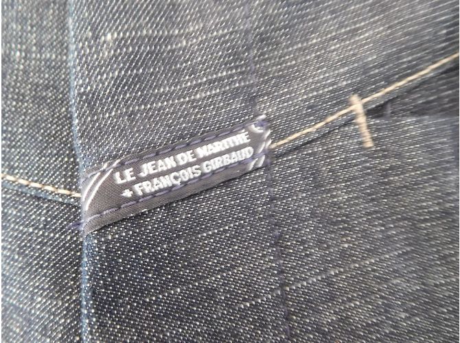 Marithé et François Girbaud Jeans Dritti Neri in Cotone Nero - vista 8