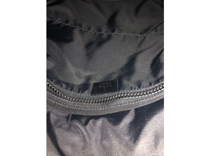 Gucci Black Cloth Backpack - view 5