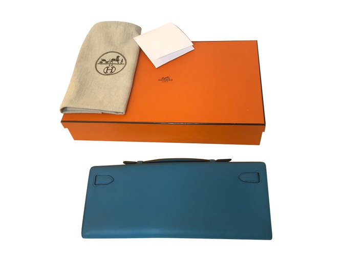 Hermès Corte de kelly Azul marino - vista 2