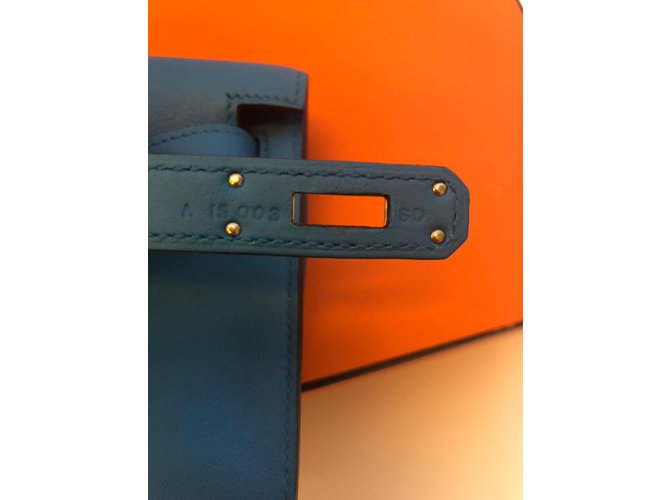 Hermès Corte de kelly Azul marino - vista 11