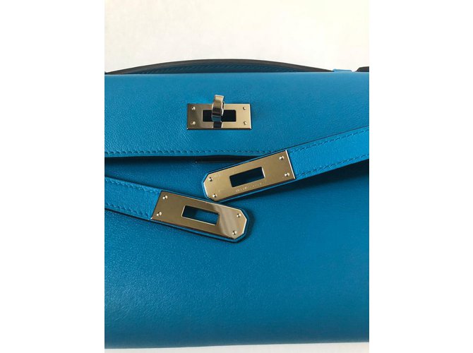 Hermès Corte de kelly Azul marino - vista 12