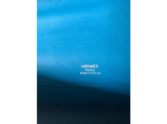 Hermès Corte de kelly Azul marino - vista 4