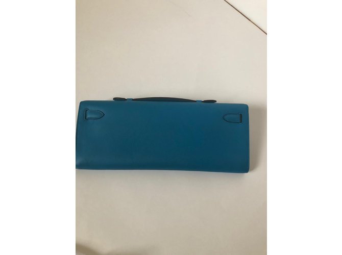 Hermès Corte de kelly Azul marino - vista 5