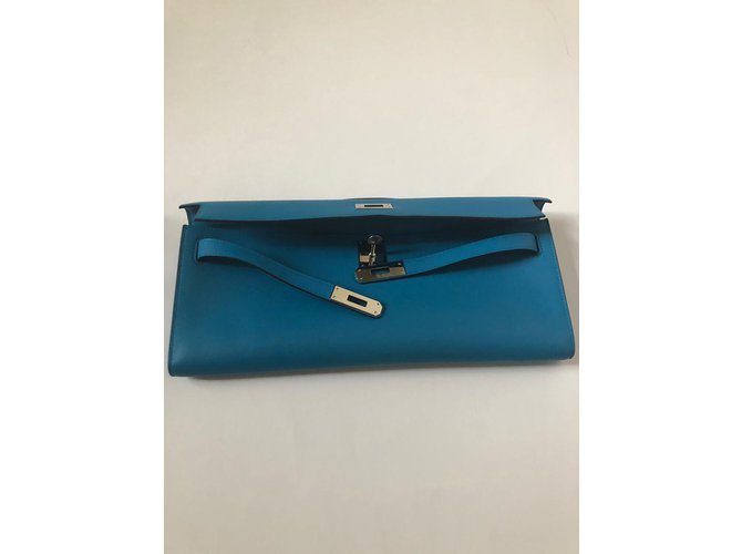 Hermès Corte de kelly Azul marino - vista 7