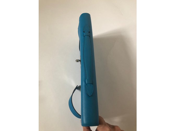 Hermès Corte de kelly Azul marino - vista 8