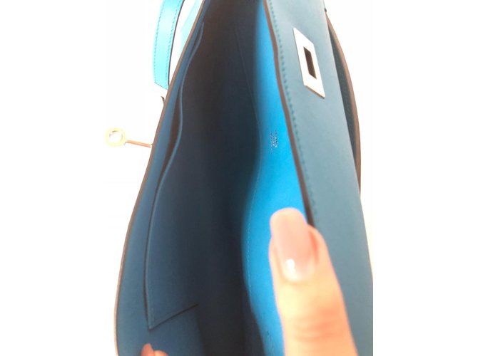 Hermès Corte de kelly Azul marino - vista 9