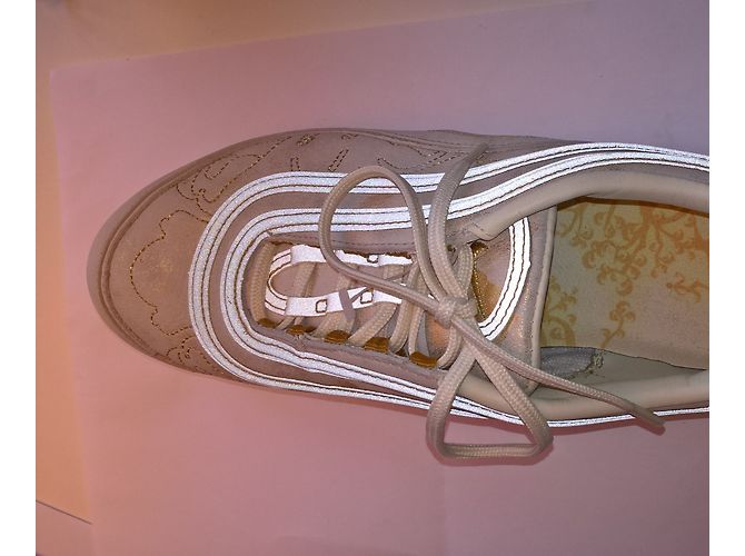Sneakers Nike in pelle bianca 38 EU Bianco - vista 2
