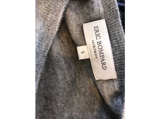Camiseta Eric Bompard de cashmere gris manga 3/4 S - vista 7