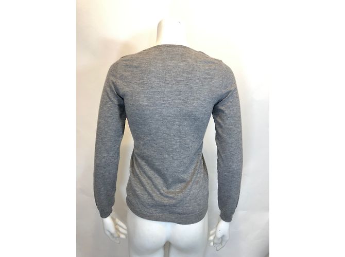 Suéter Eric Bompard de cashmere cinza S - vista 4