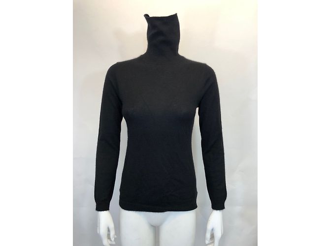 Suéter de cuello de tortuga Eric Bompard en cachemir negro S - vista 2