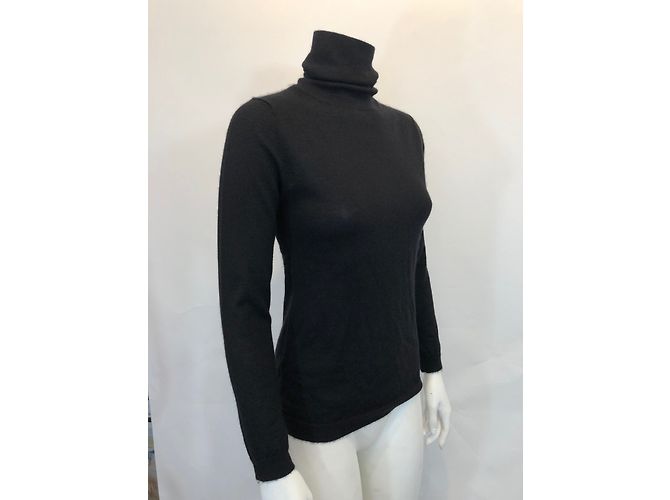 Suéter de cuello de tortuga Eric Bompard en cachemir negro S - vista 4
