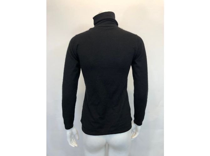 Suéter de cuello de tortuga Eric Bompard en cachemir negro S - vista 5