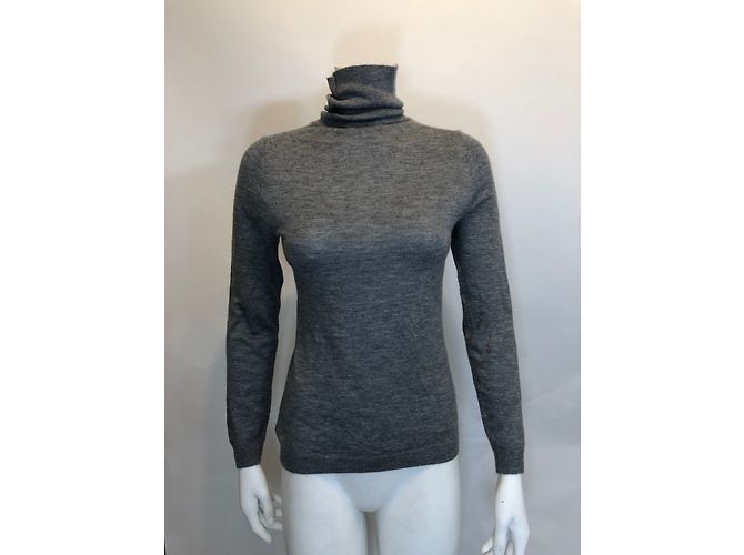 Jersey de cuello alto Eric Bompard de cachemir gris S - vista 2