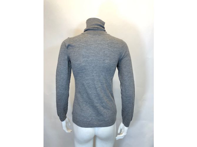 Jersey de cuello alto Eric Bompard de cachemir gris S - vista 4