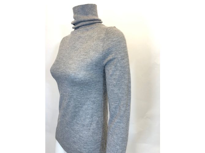 Jersey de cuello alto Eric Bompard de cachemir gris S - vista 7