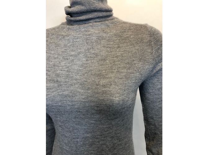 Jersey de cuello alto Eric Bompard de cachemir gris S - vista 8